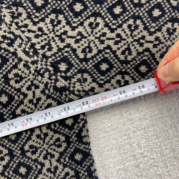 Vintage 90s Pierre Cardin Knit Sweater Mens M Psychedelic Geometric AOP Black - Picture 5 of 10